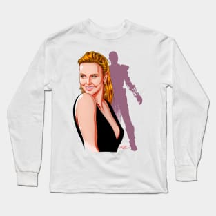 Charlize Theron - An illustration by Paul Cemmick Long Sleeve T-Shirt